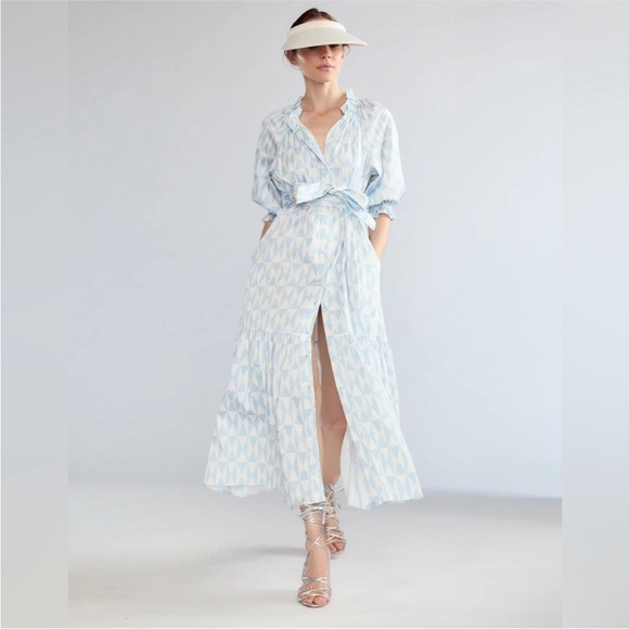 Cynthia Rowley Dresses & Skirts - Cynthia Rowley Montauk Cotton Printed Button Down Maxi Dress